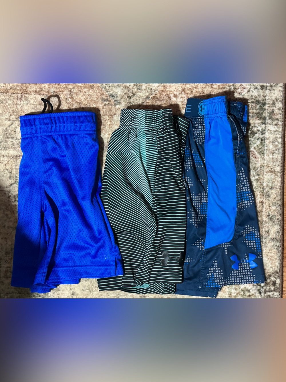 3 kids athletic shorts